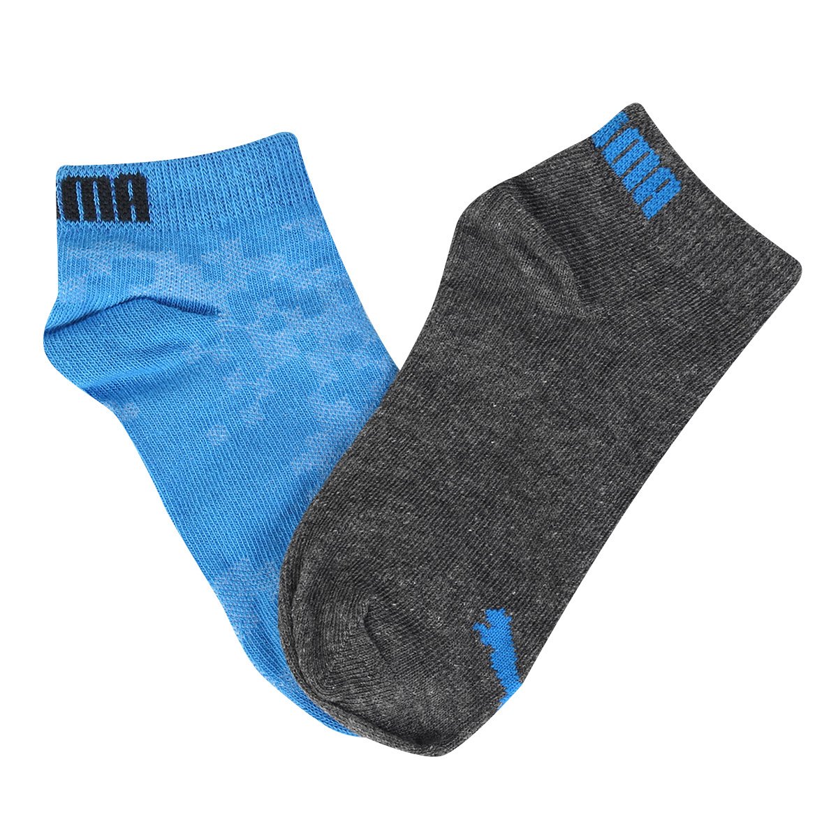 Meia Infantil Puma Cano Sapatilha Kit Com 2 Pares