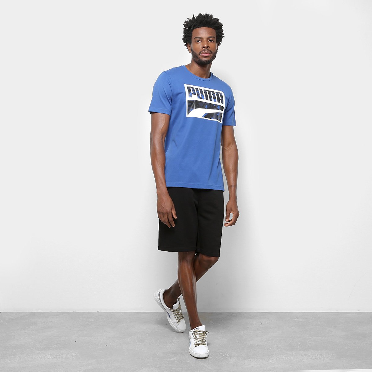 Camiseta Puma Rebel Camo Filled Masculina - Tam: EGG - 2