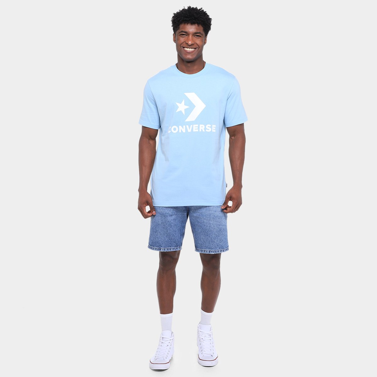 Camiseta Converse Go-To Star Chev Masculina - Tam: M - 4