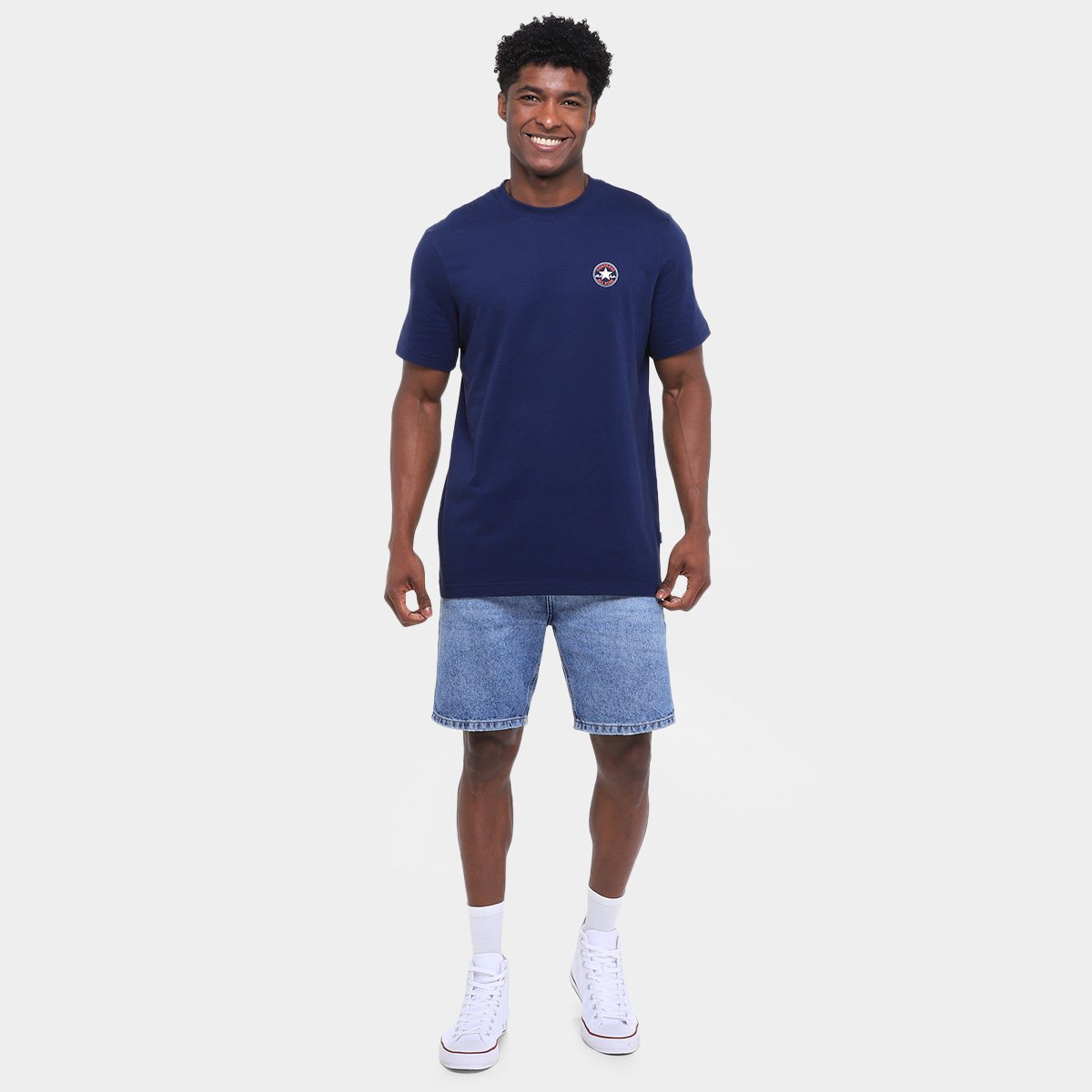 Camiseta Converse Core Chuck Patc Tee Masculina - Tam: P - 3
