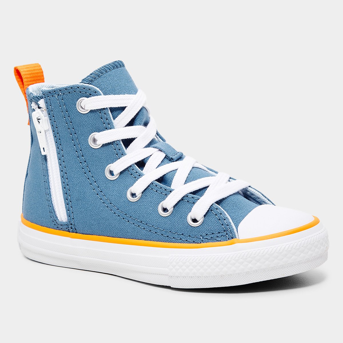 Tênis Infantil Converse Cano Médio CT AS Side Zip - Tam: 27 - 1