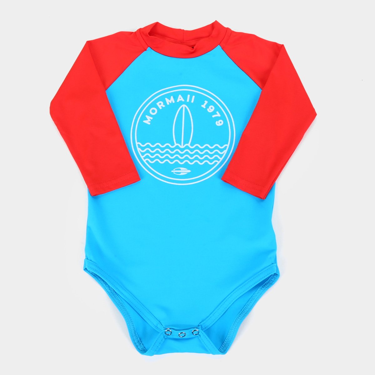 Body Bebê Mormaii Manga Longa Masculino
