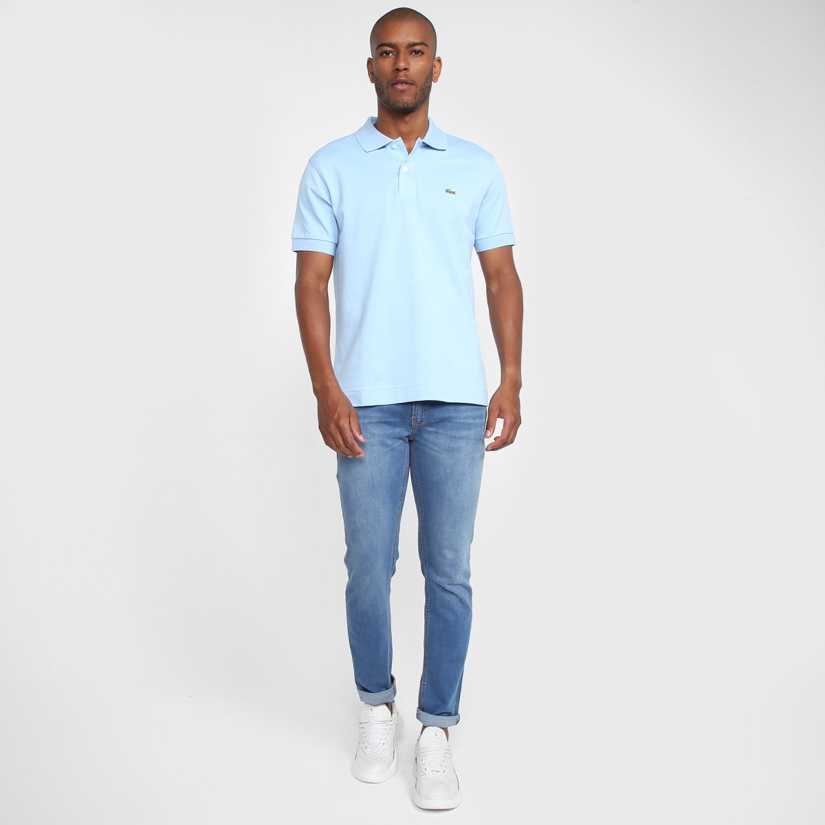 Camisa Polo Lacoste Lisa Masculina - Tam: M - 3