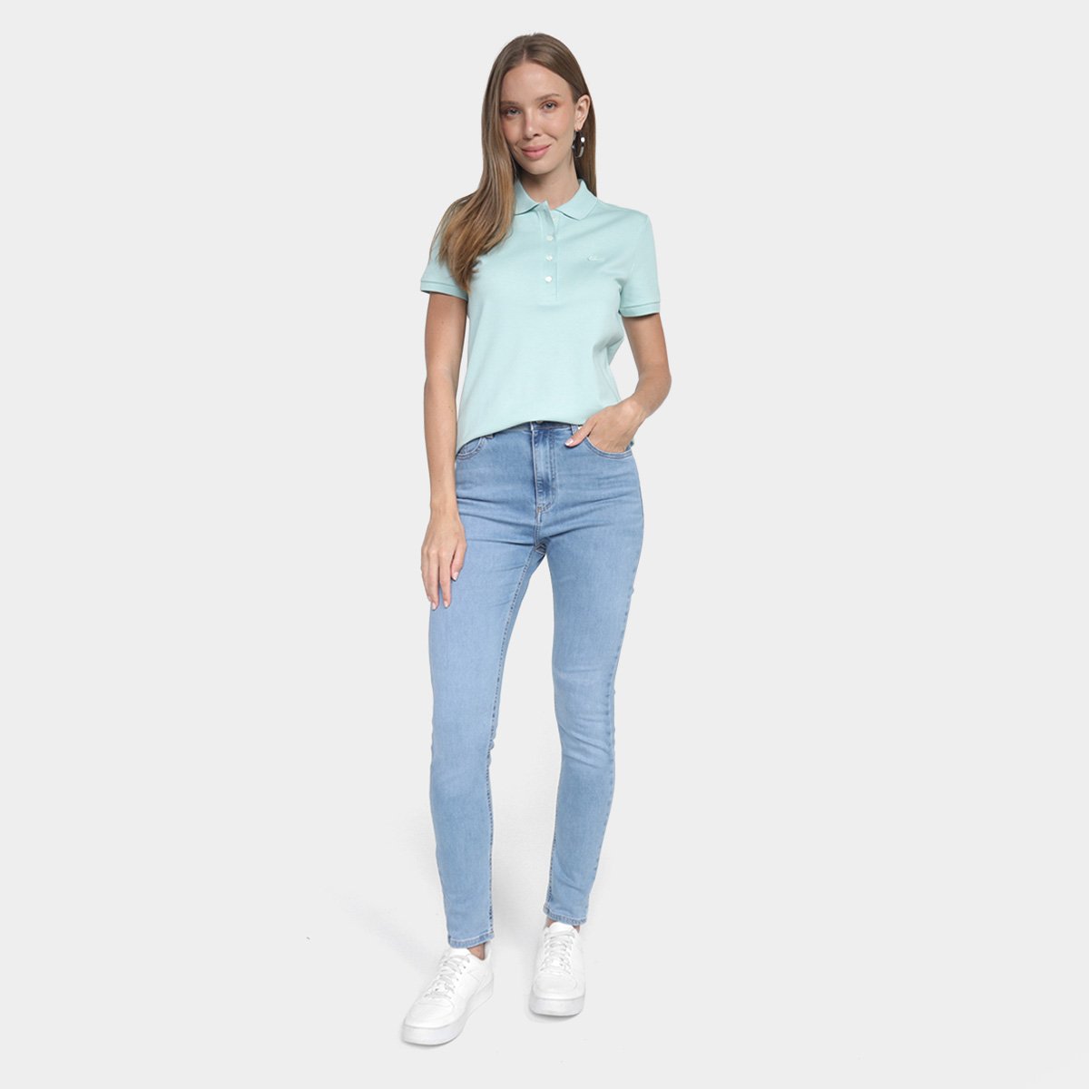 Calça Jeans Lacoste Slim Fit Feminina - Tam: 32 - 3