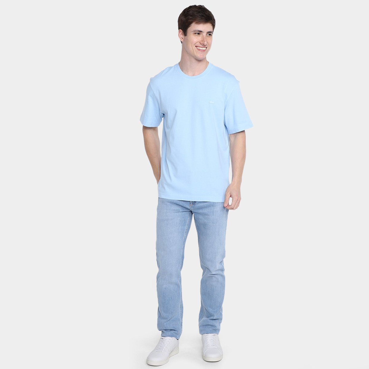 Camiseta Lacoste Básica Masculina - Tam: GG - 3