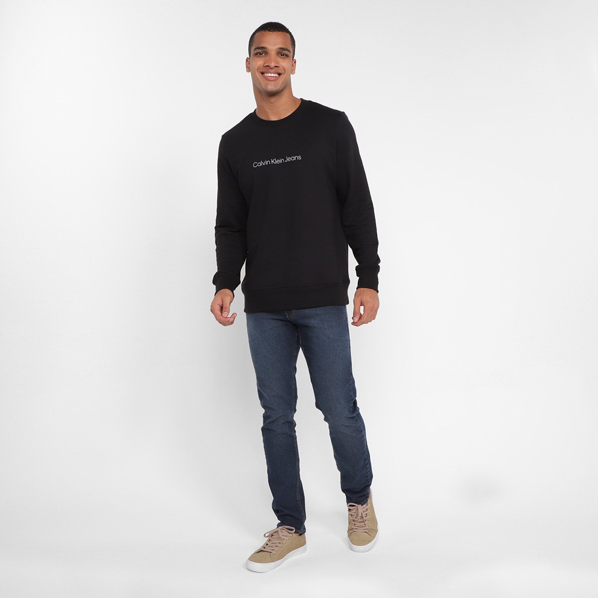 Calça Jeans Slim Calvin Klein Masculina - Tam: 48 - 1