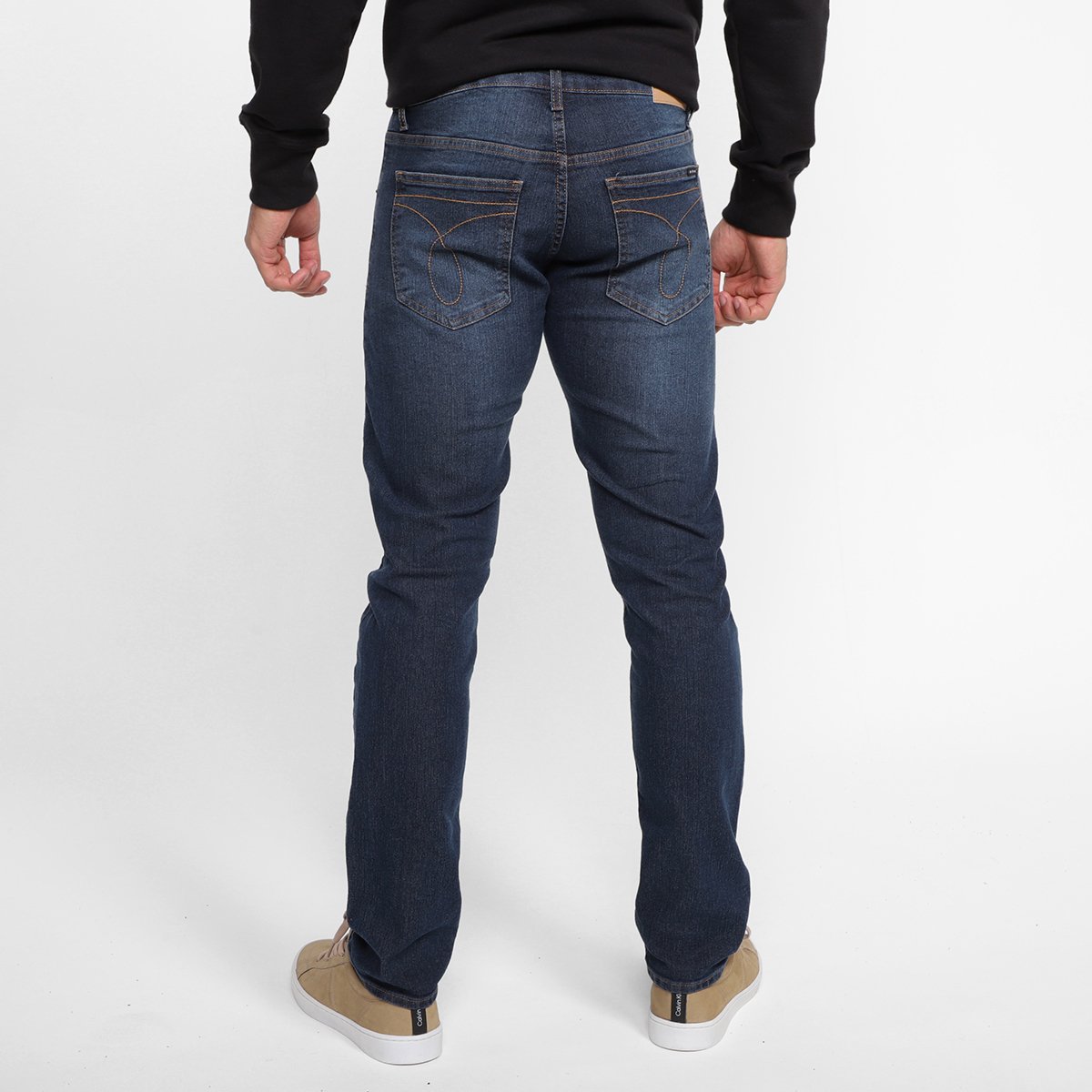 Calça Jeans Slim Calvin Klein Masculina - Tam: 48 - 2