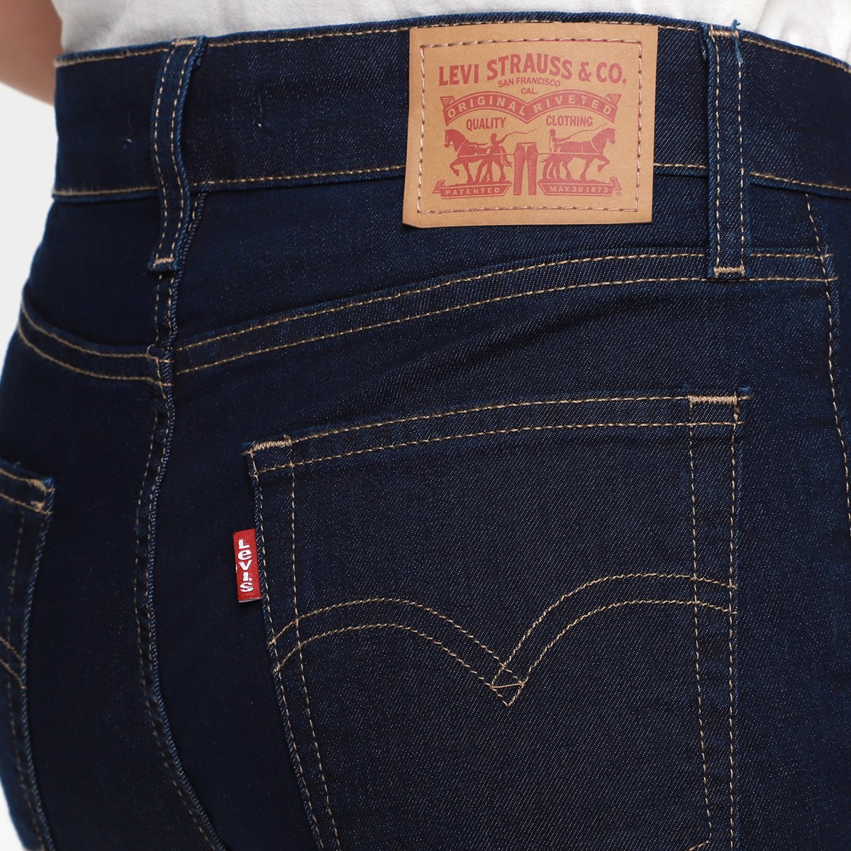 Calça Skinny Levis 721 High Rise Feminina - Tam: 46 - 3