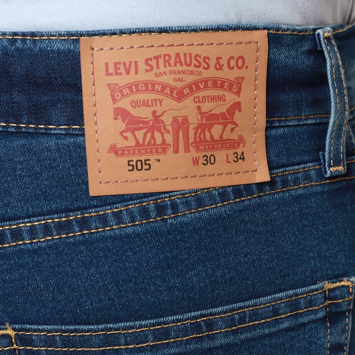 Calça Levis 505 Regular Masculina - Tam: 38 - 2
