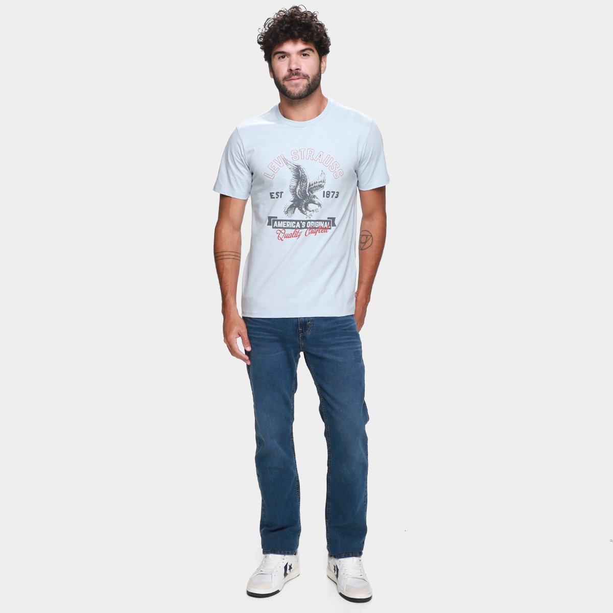 Calça Levis 505 Regular Masculina - Tam: 38 - 3
