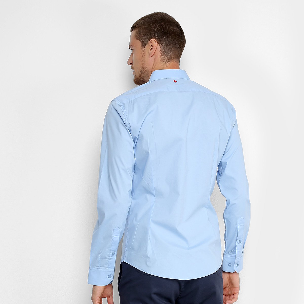 Camisa Forum Básica Manga Longa Square Masculina - Tam: 6 - 1