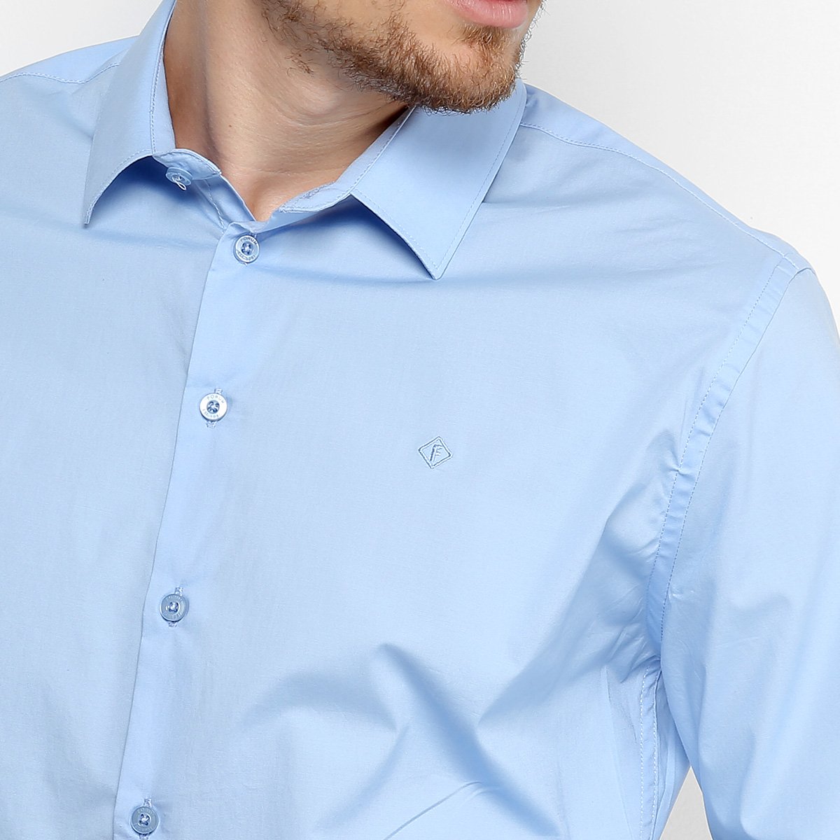 Camisa Forum Básica Manga Longa Square Masculina - Tam: 6 - 3