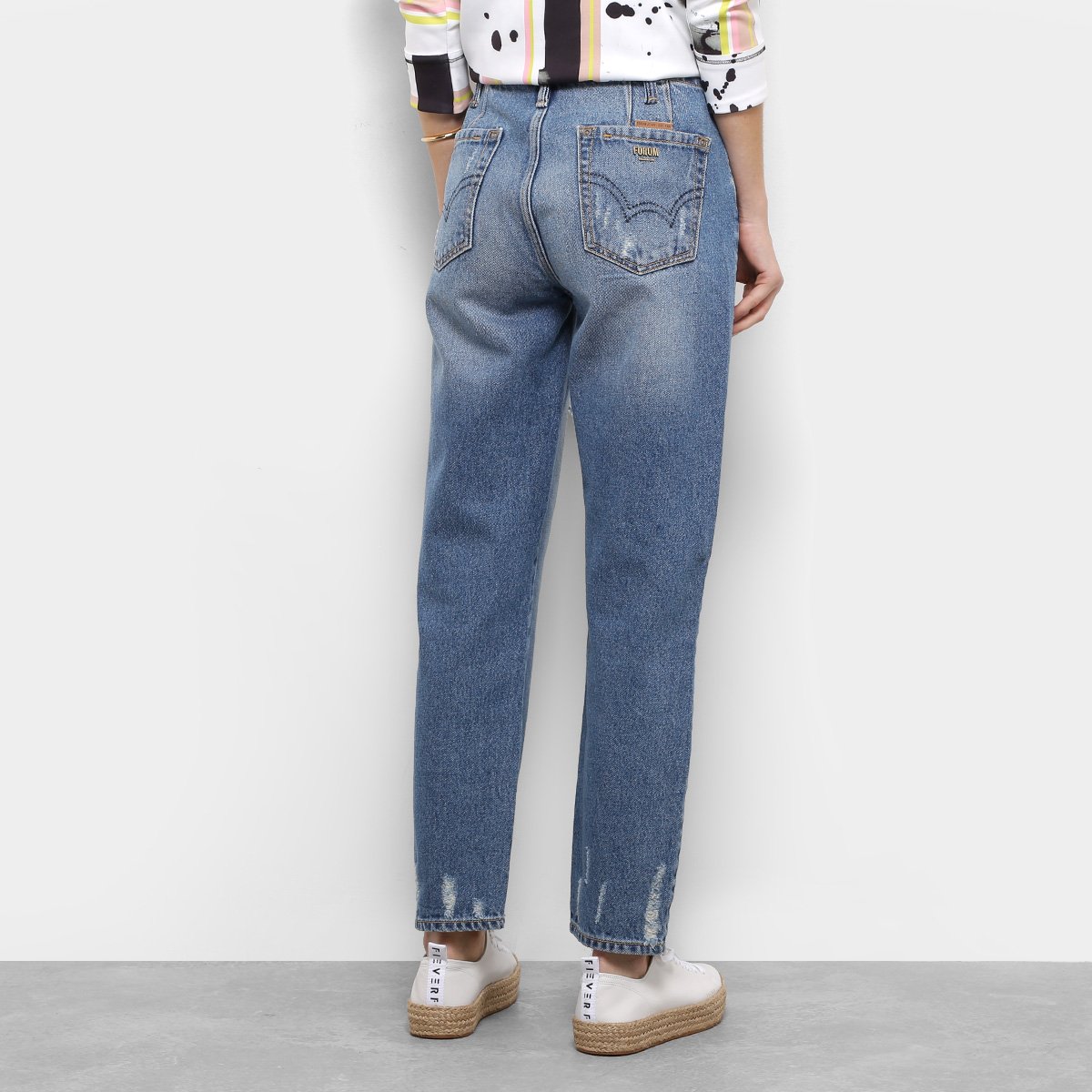 Calça Jeans Forum Cintura Alta Marina Feminina - Tam: 36 - 1