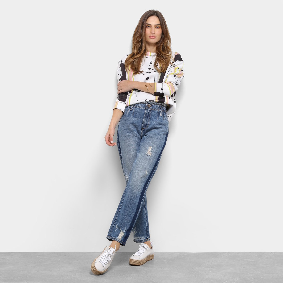 Calça Jeans Forum Cintura Alta Marina Feminina - Tam: 36 - 2