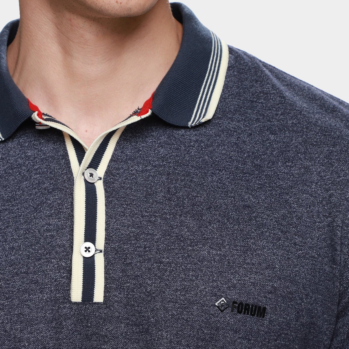 Camisa Polo Forum II Casual Masculina - Tam: M - 2