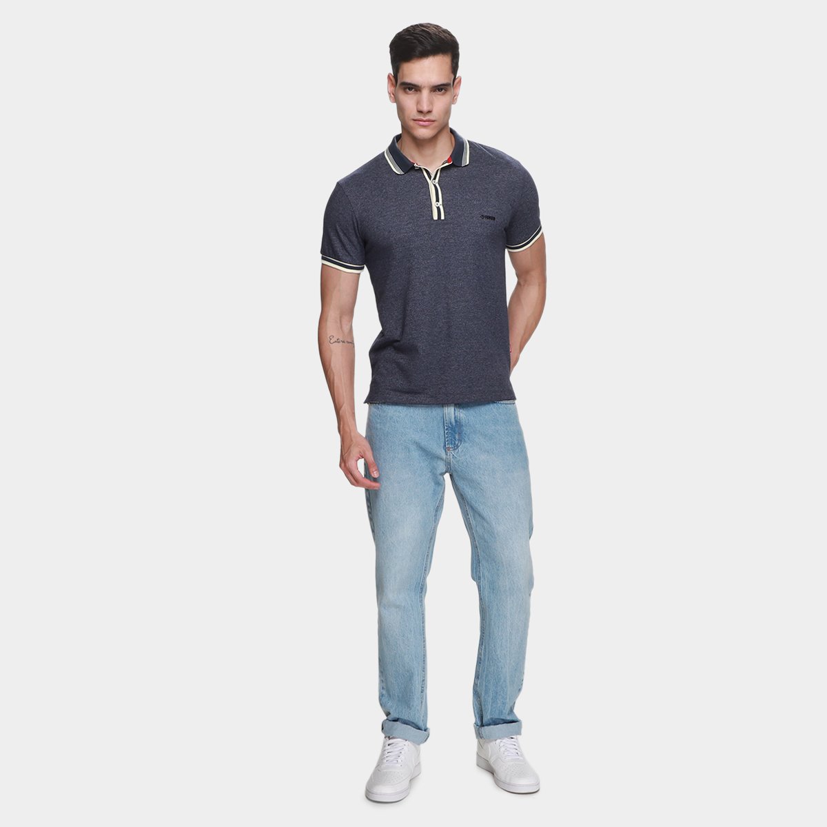 Camisa Polo Forum II Casual Masculina - Tam: M - 3