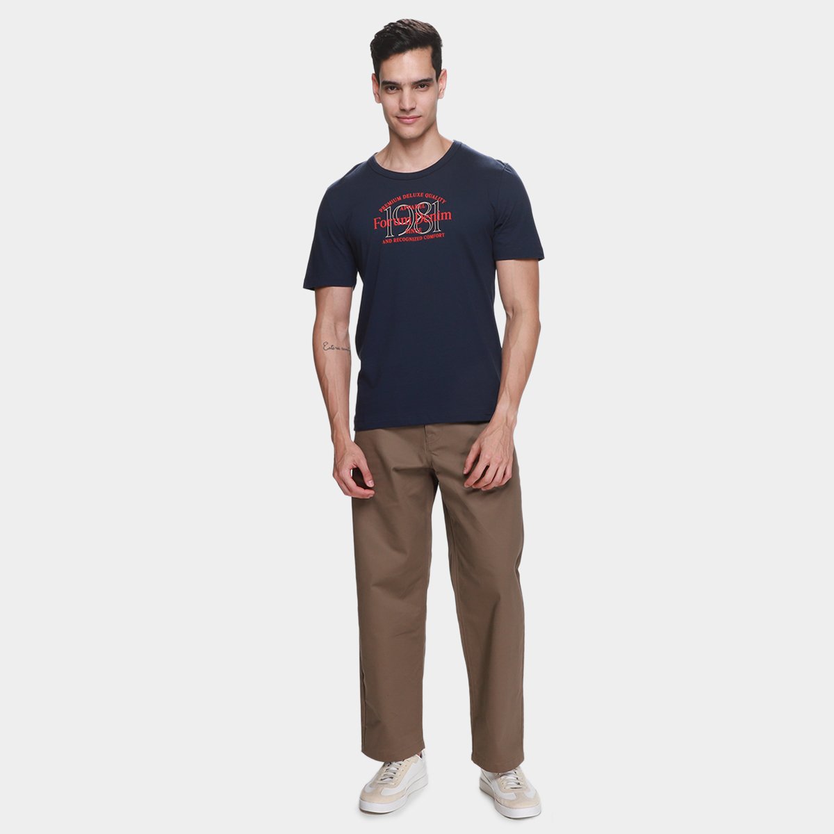 Camiseta Forum X Masculina - Tam: P - 3