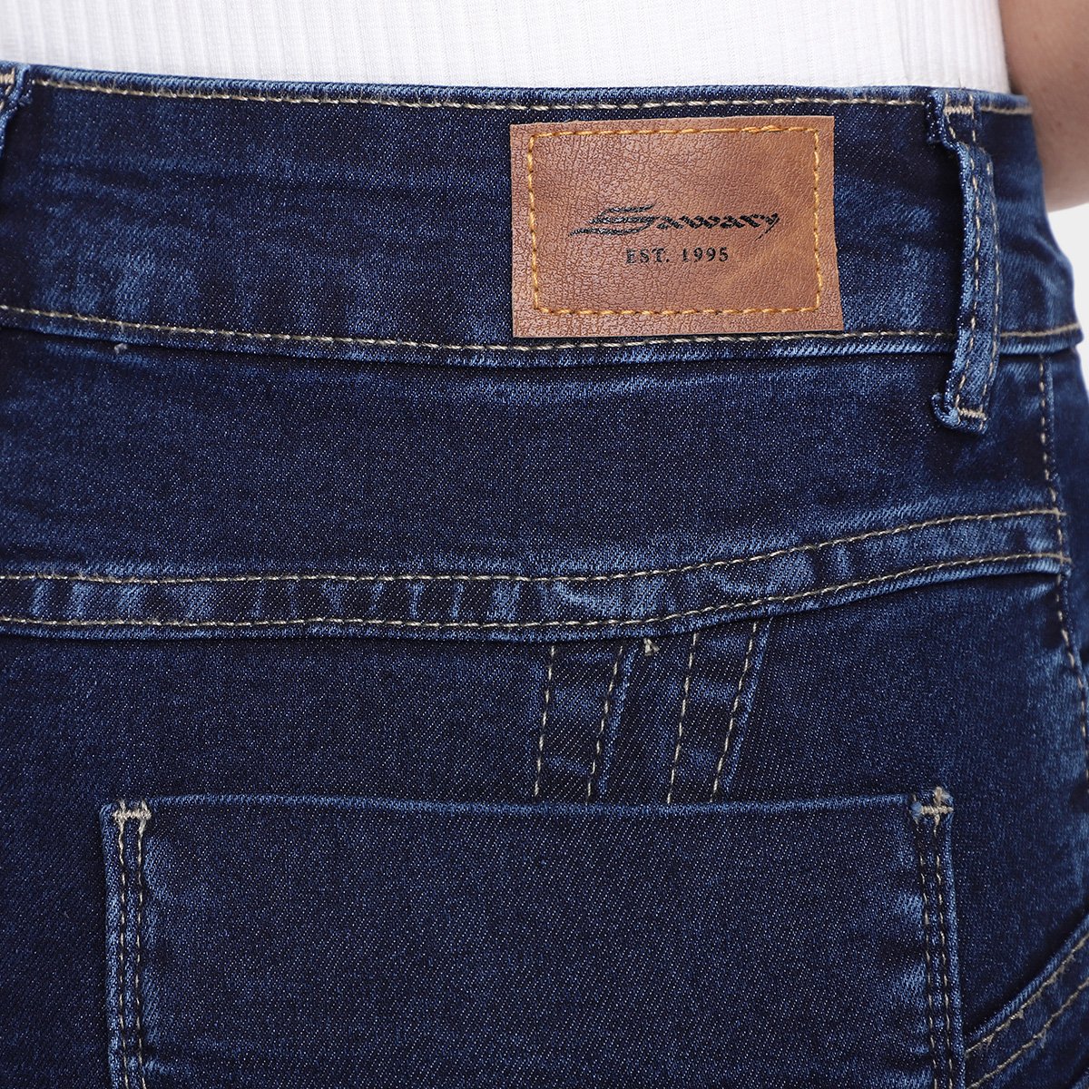 Calça Jeans Skinny Sawary Cintura Alta Feminina - Tam: 46 - 2