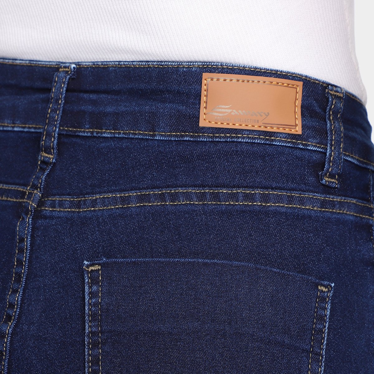 Calça Jeans Wide Leg Sawary Petit Feminina - Tam: 44 - 2