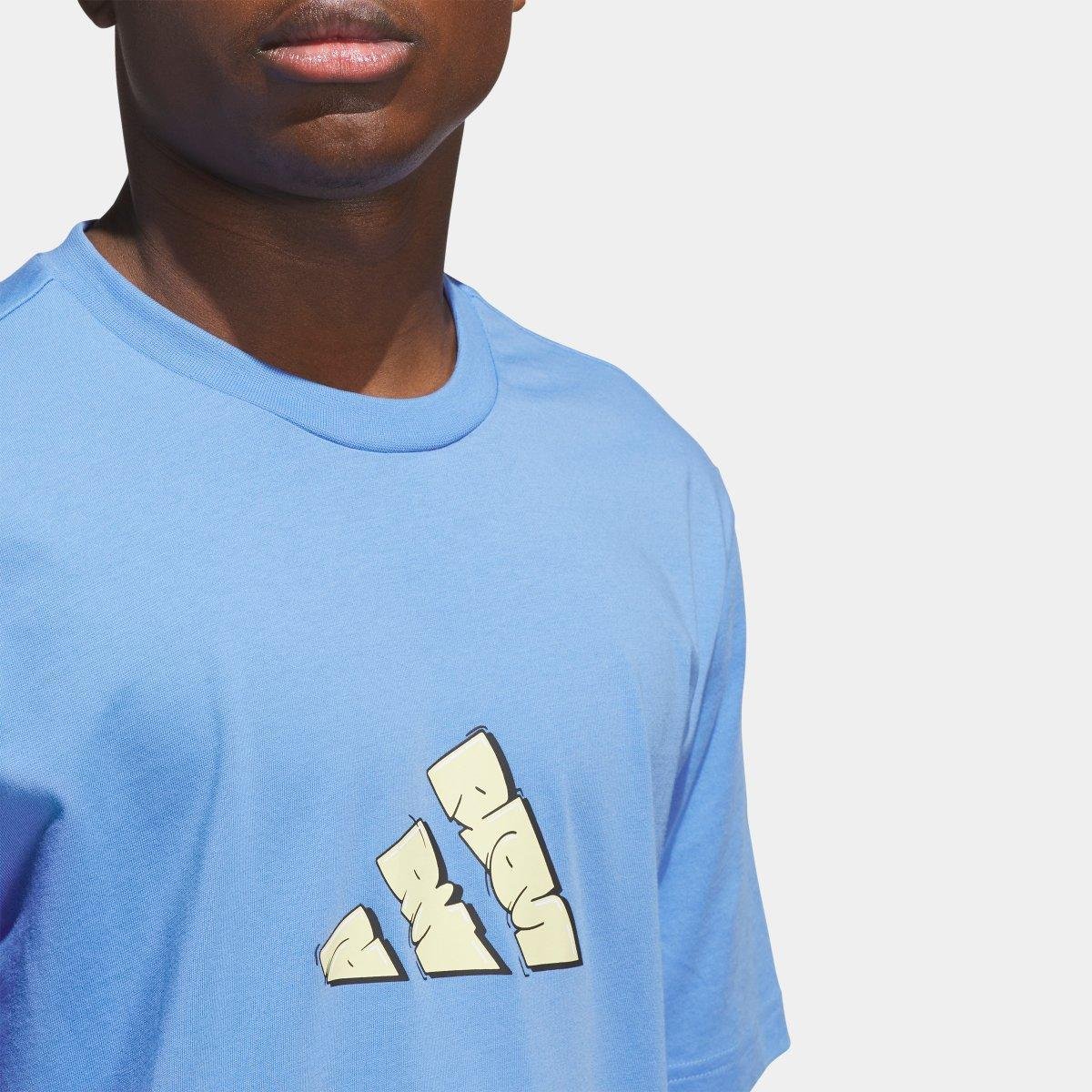 Camiseta Adidas Gráfica Masculina - Tam: P - 2