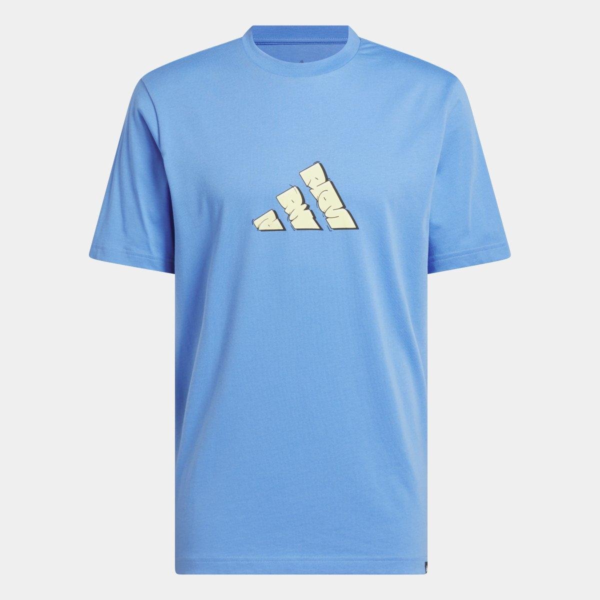 Camiseta Adidas Gráfica Masculina - Tam: P - 4