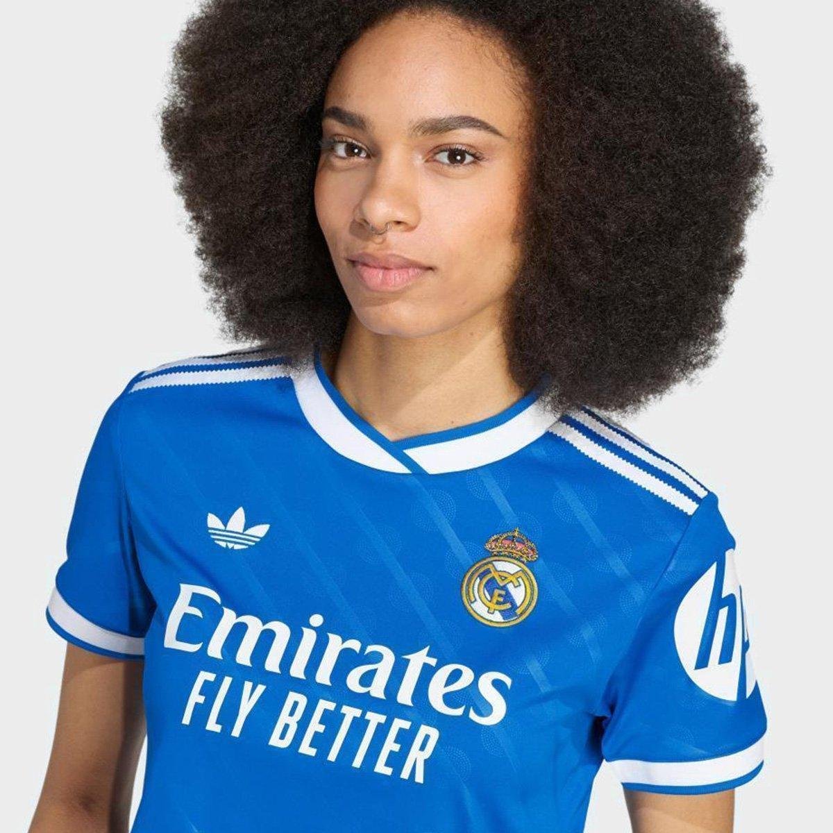 Camisa Real Madrid Third 25/26 s/n Torcedor Cropped Adidas Feminina - Tam: GG - 2