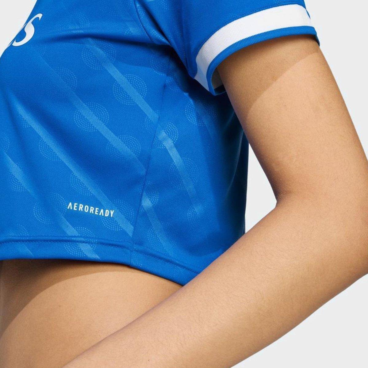 Camisa Real Madrid Third 25/26 s/n Torcedor Cropped Adidas Feminina - Tam: GG - 3