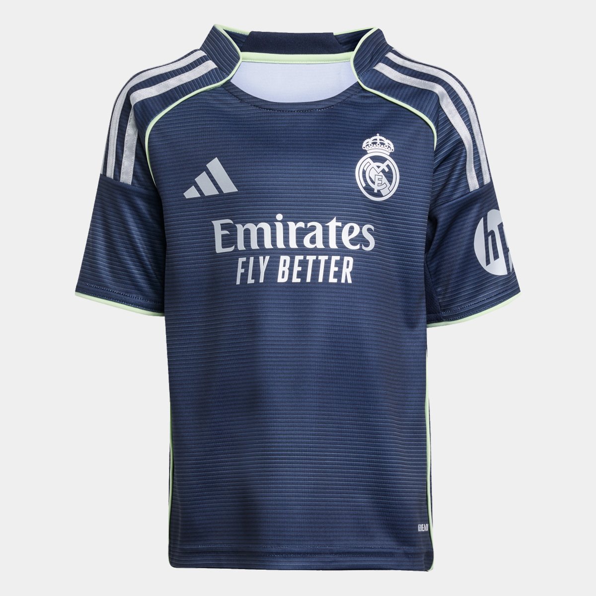 Mini Kit Infantil Real Madrid Away 25/26 s/n Torcedor Adidas - Tam: 2/3A - 2