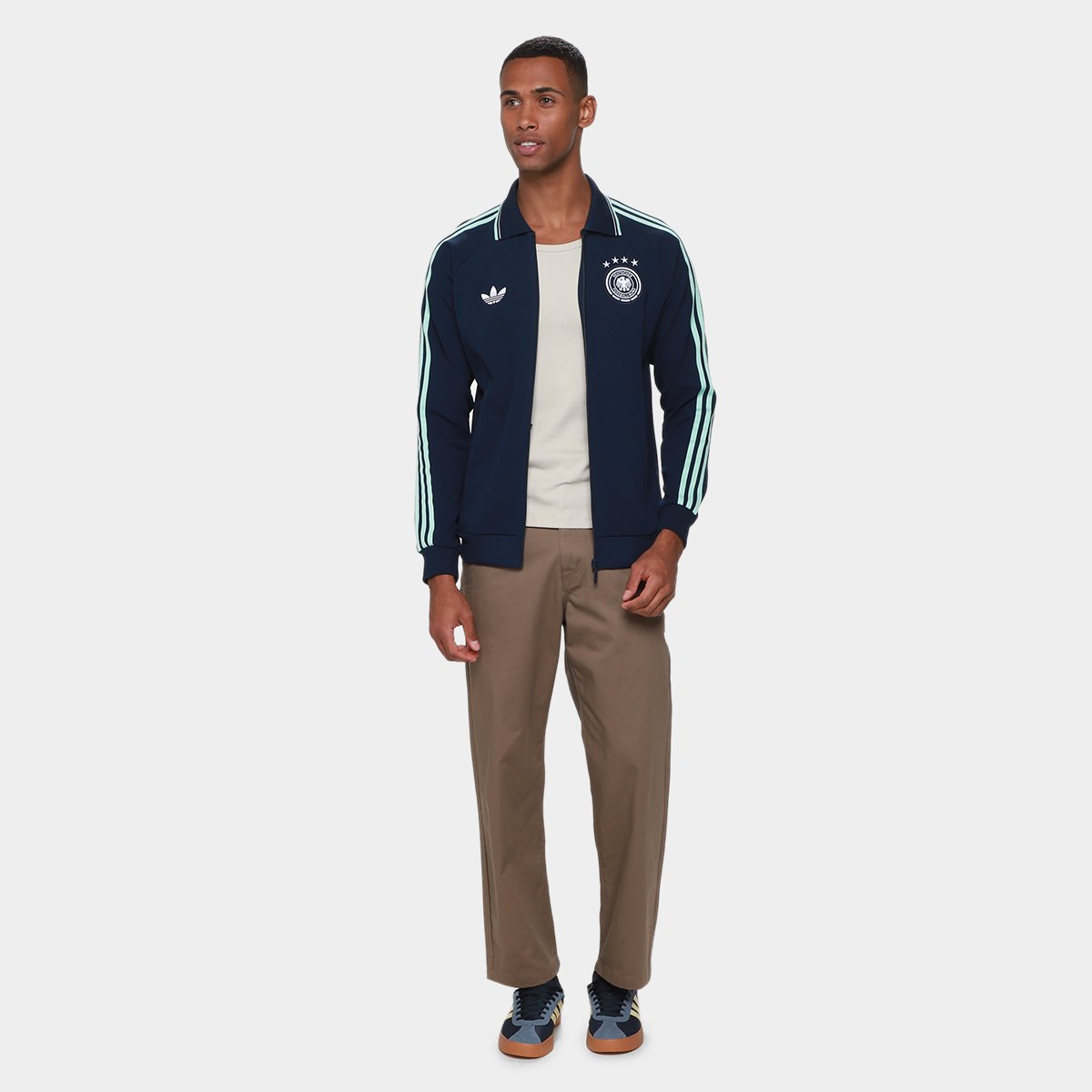 Jaqueta Seleção Alemanha Away 2026 Hino Adidas Originals Masculina - Tam: EGG - 5