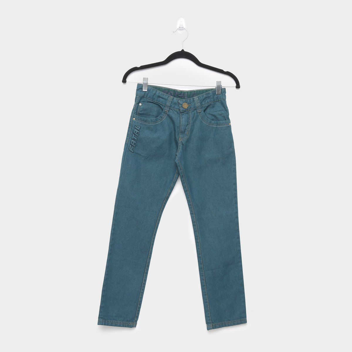 Calça Jeans Juvenil Fatal Reta Masculina
