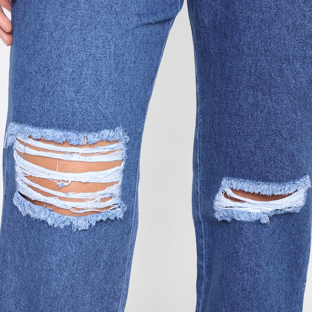 Calça Jeans Biotipo Mom Jeans Rasgada Feminina - Tam: 40 - 3