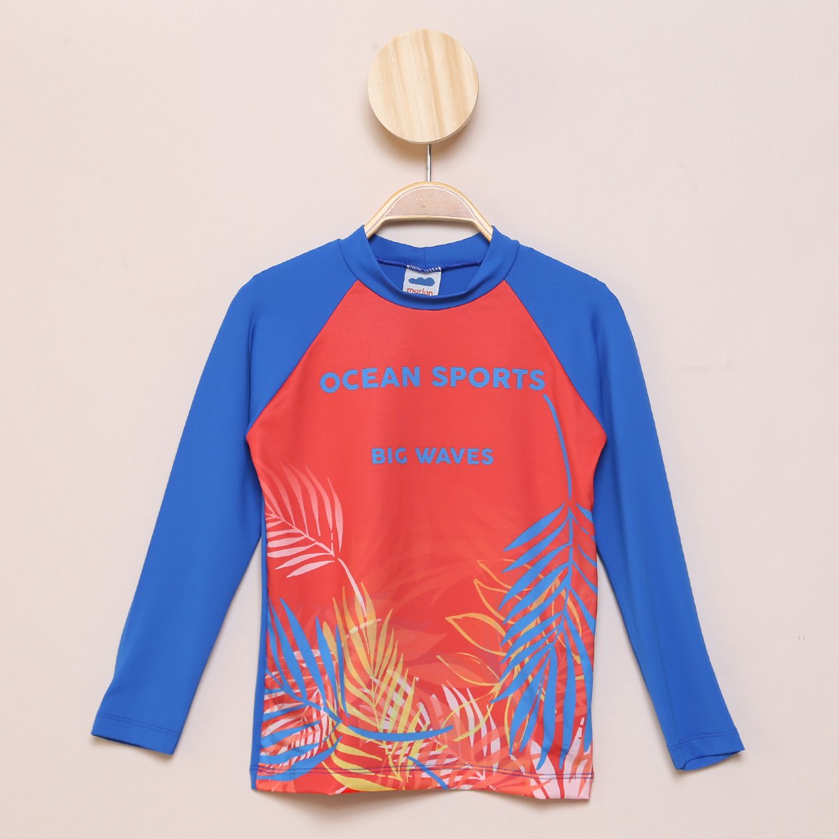 Camiseta Infantil Marlan Proteção UV 50+ Manga Longa Masculina