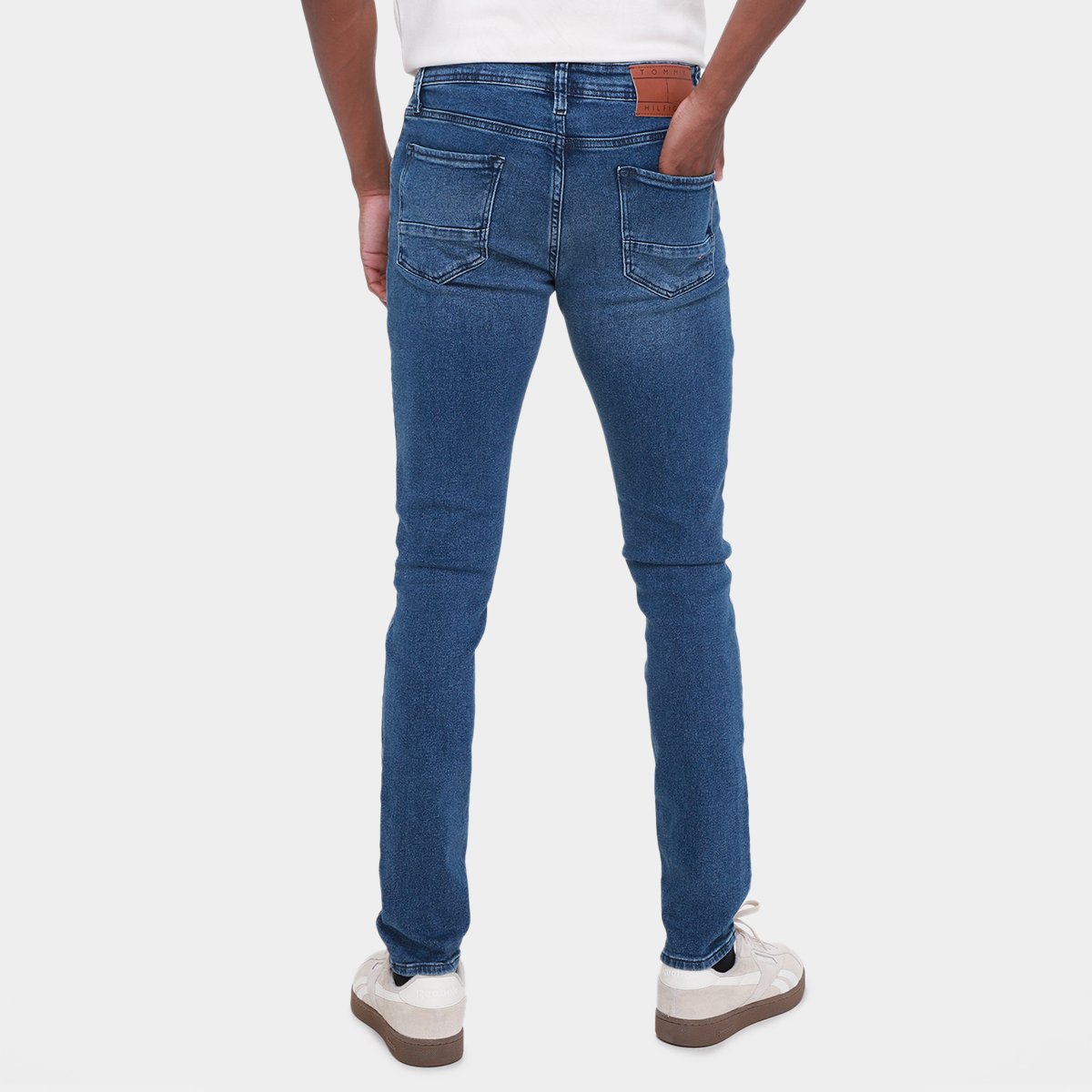 Calça Jeans Tommy Hilfiger Cintura Média Masculina - Tam: 48 - 1