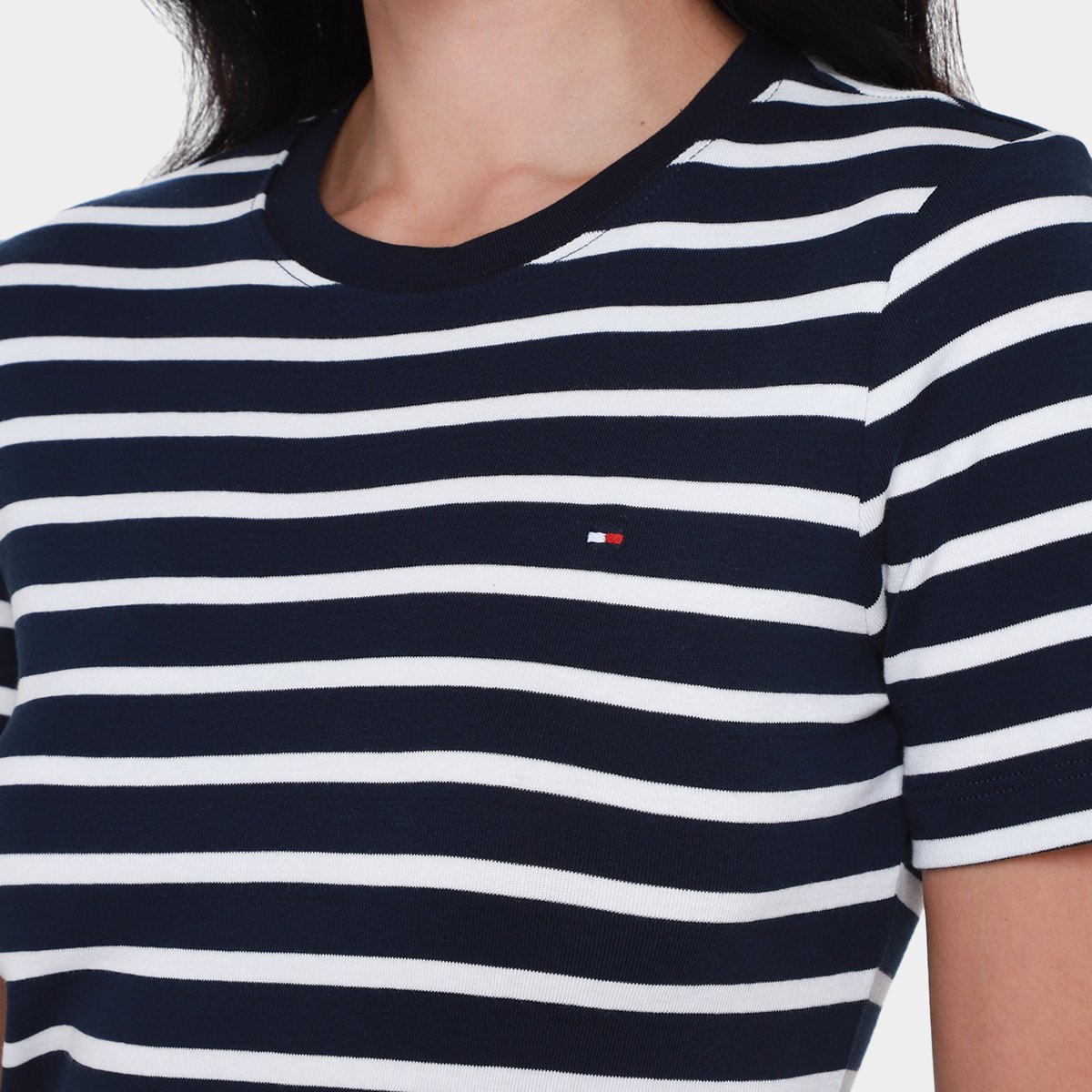Camiseta Tommy Hilfiger New Slim Cody  Feminina - Tam: M - 2