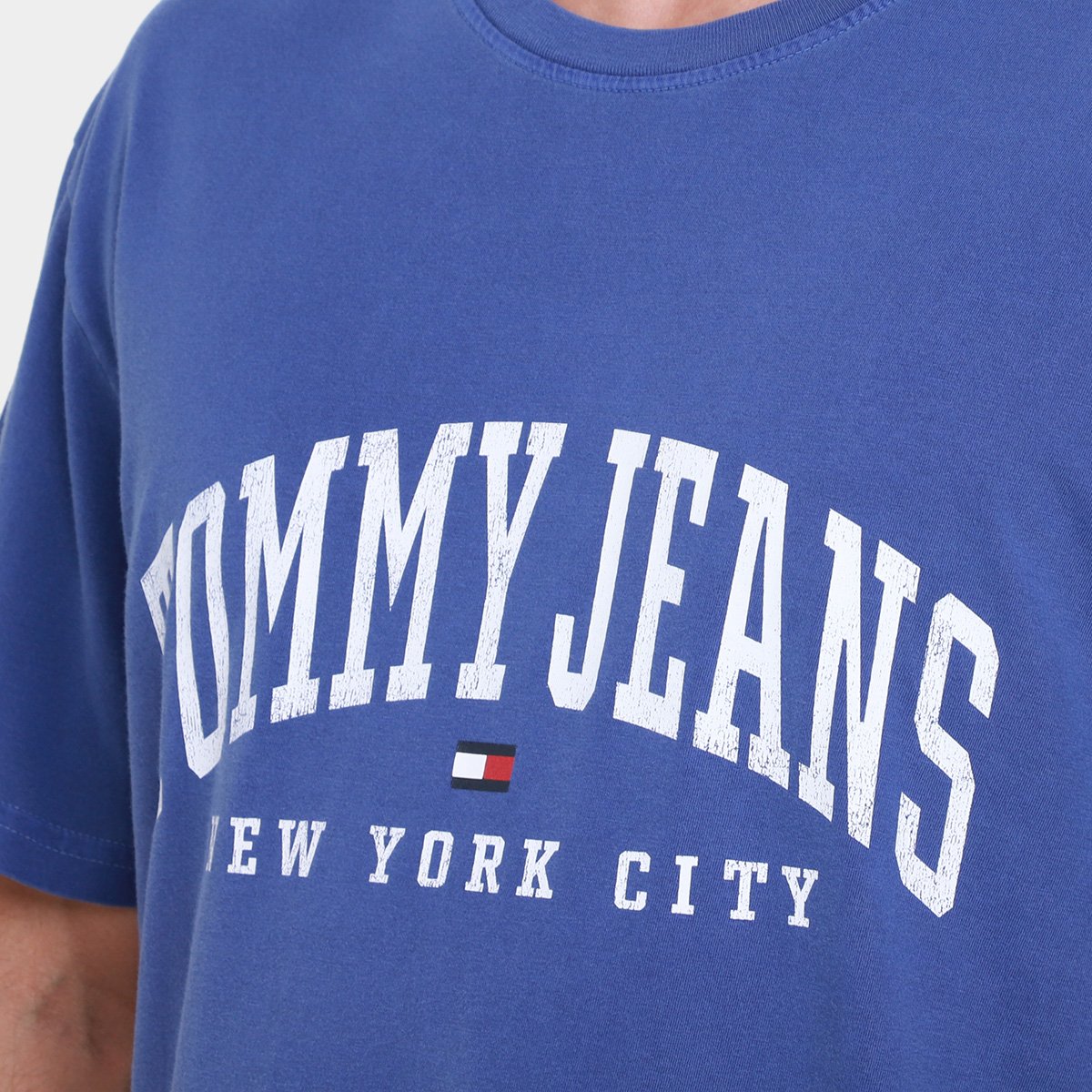 Camiseta Tommy Jeans Varsity Masculina - Tam: P - 2