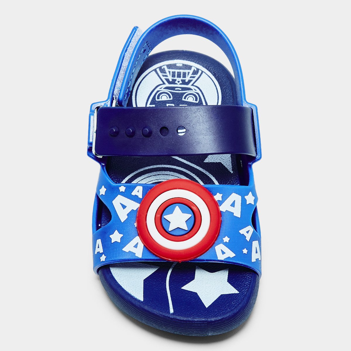 Sandália Bebê Grendene Marvel United Menino - Tam: 19 - 2