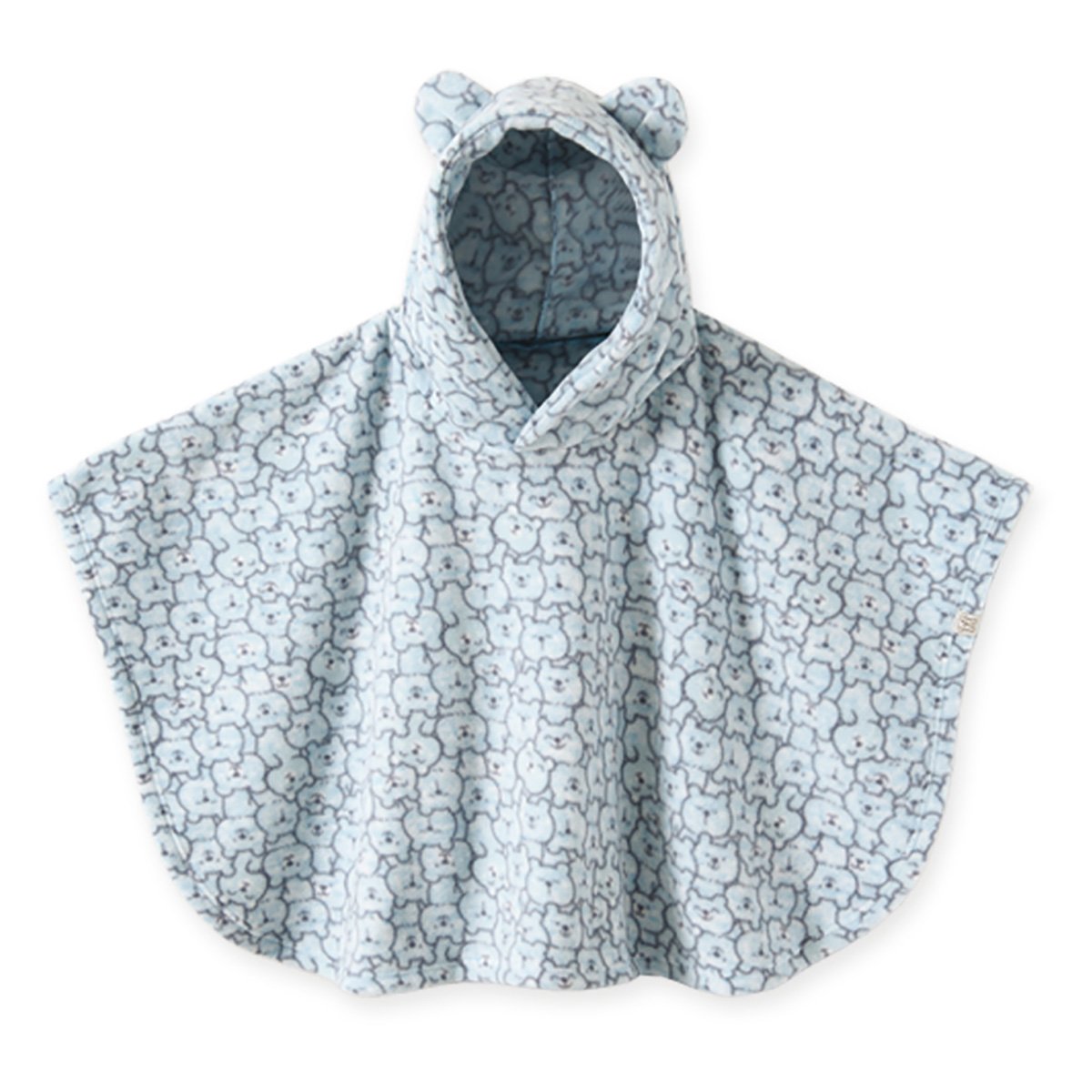 Poncho Infantil Pingo Lelê Soft Ursinho Capuz