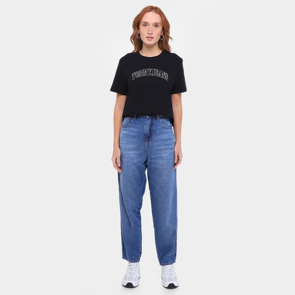 Calça Jeans Tommy Jeans Mom Jean Uh Tpr Feminina - Tam: 42 - 3