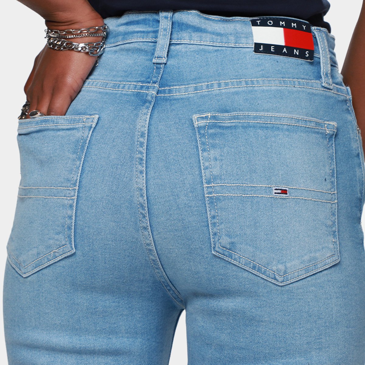 Calça Tommy Jeans Sylvia Feminina - Tam: 36 - 3