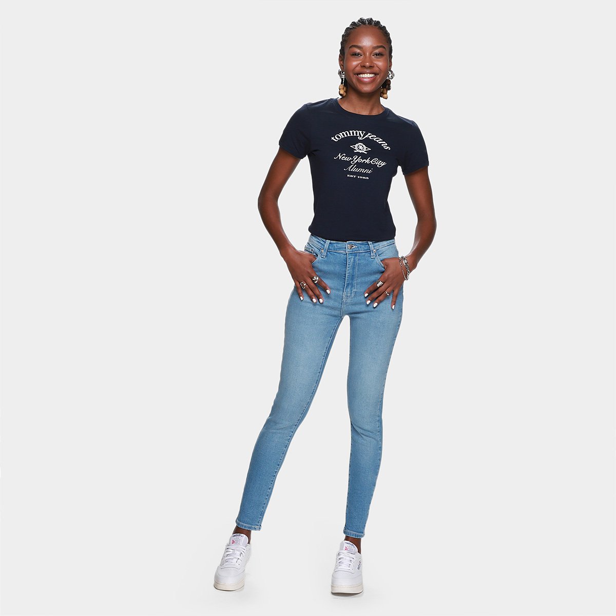 Calça Tommy Jeans Sylvia Feminina - Tam: 36 - 4