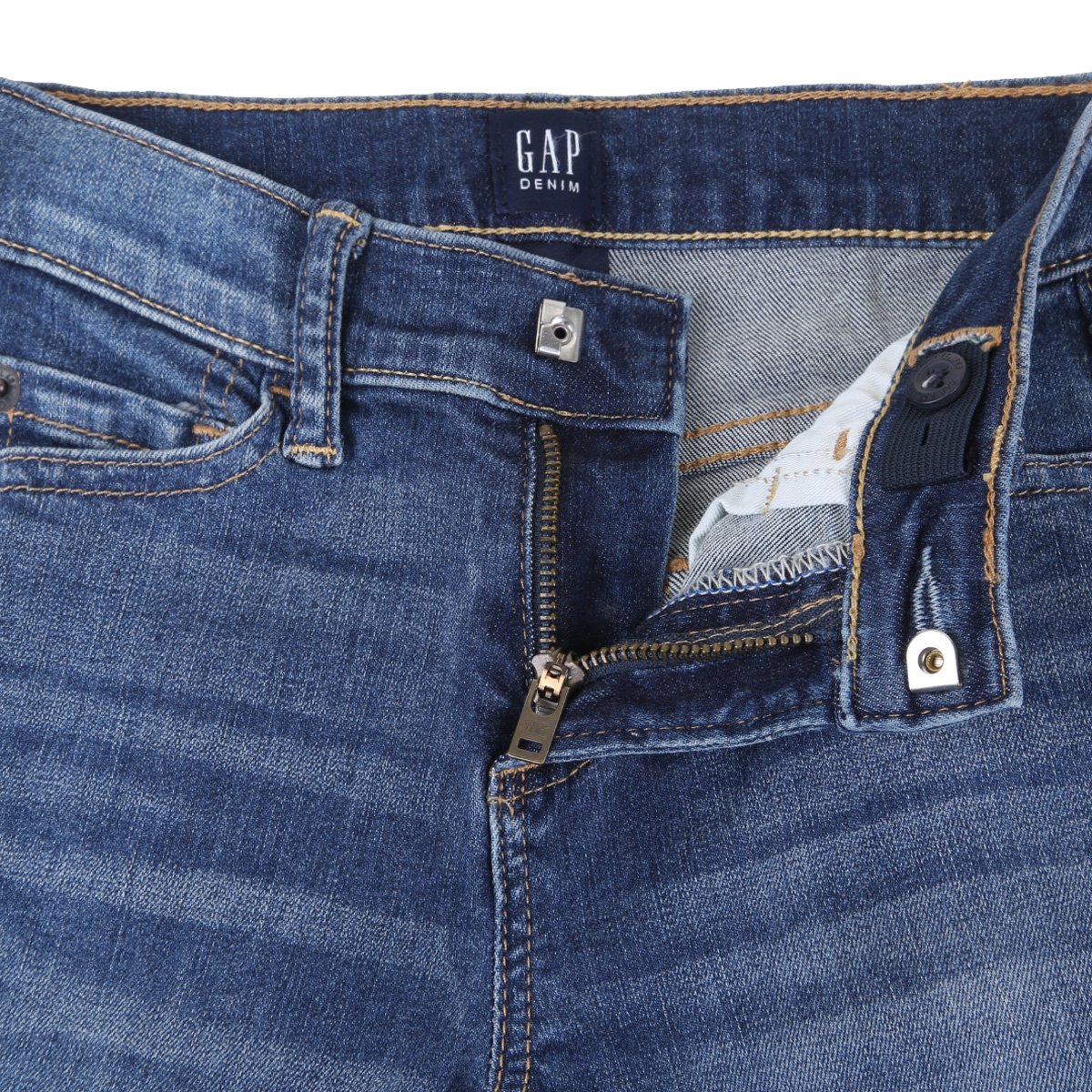 Calça Jeans Infantil GAP Estonada Masculina - Tam: 7A - 2