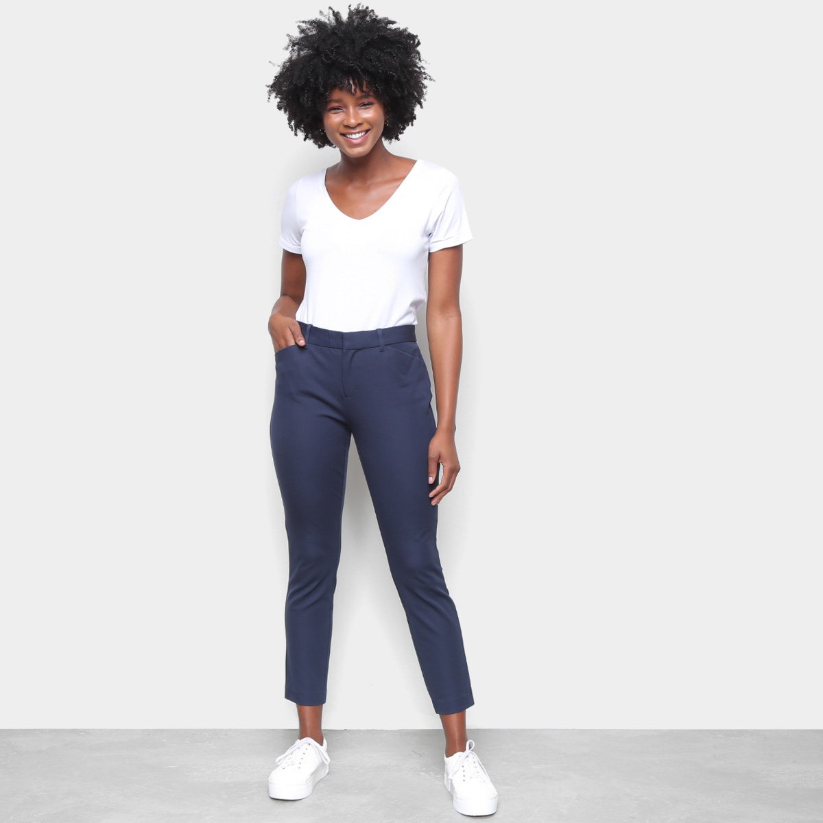 Calça Sarja GAP Lisa Feminina - Tam: 34 - 2