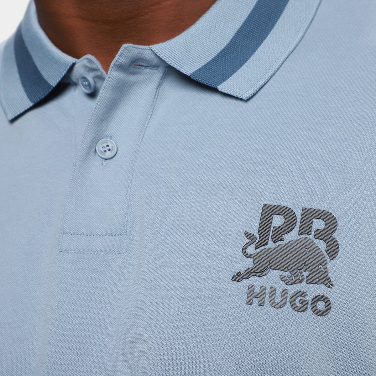 Camisa Polo Hugo Boss X Red Bull Casual Masculina - Tam: P - 2