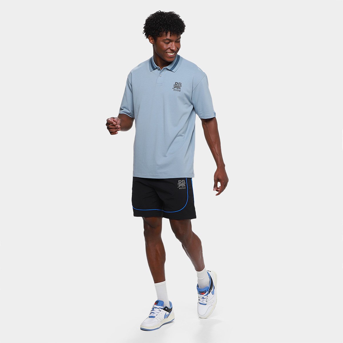 Camisa Polo Hugo Boss X Red Bull Casual Masculina - Tam: P - 4