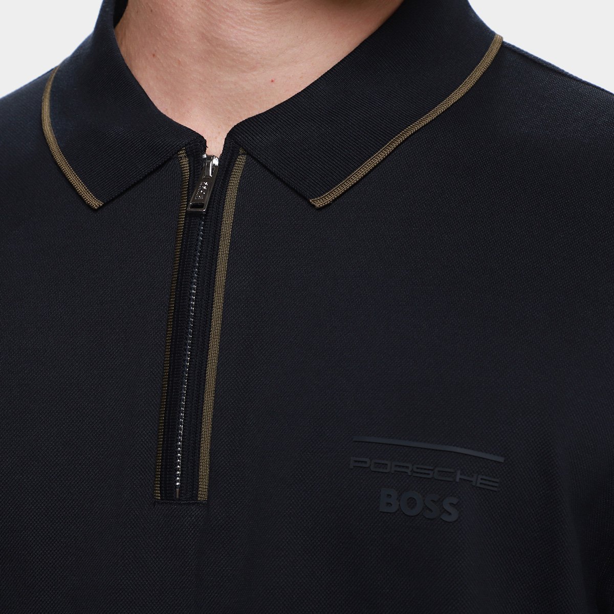 Camisa Polo Hugo Boss  Porsche Casual Masculina - Tam: P - 2