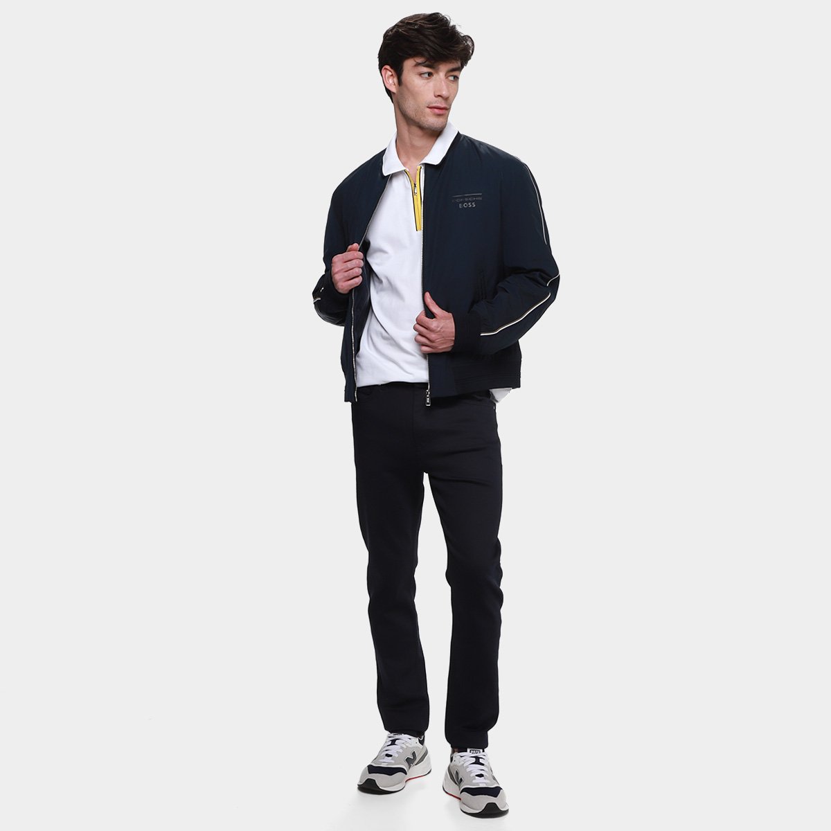 Jaqueta Hugo Boss X Porsche Coltar Os Masculina - Tam: 52 - 4