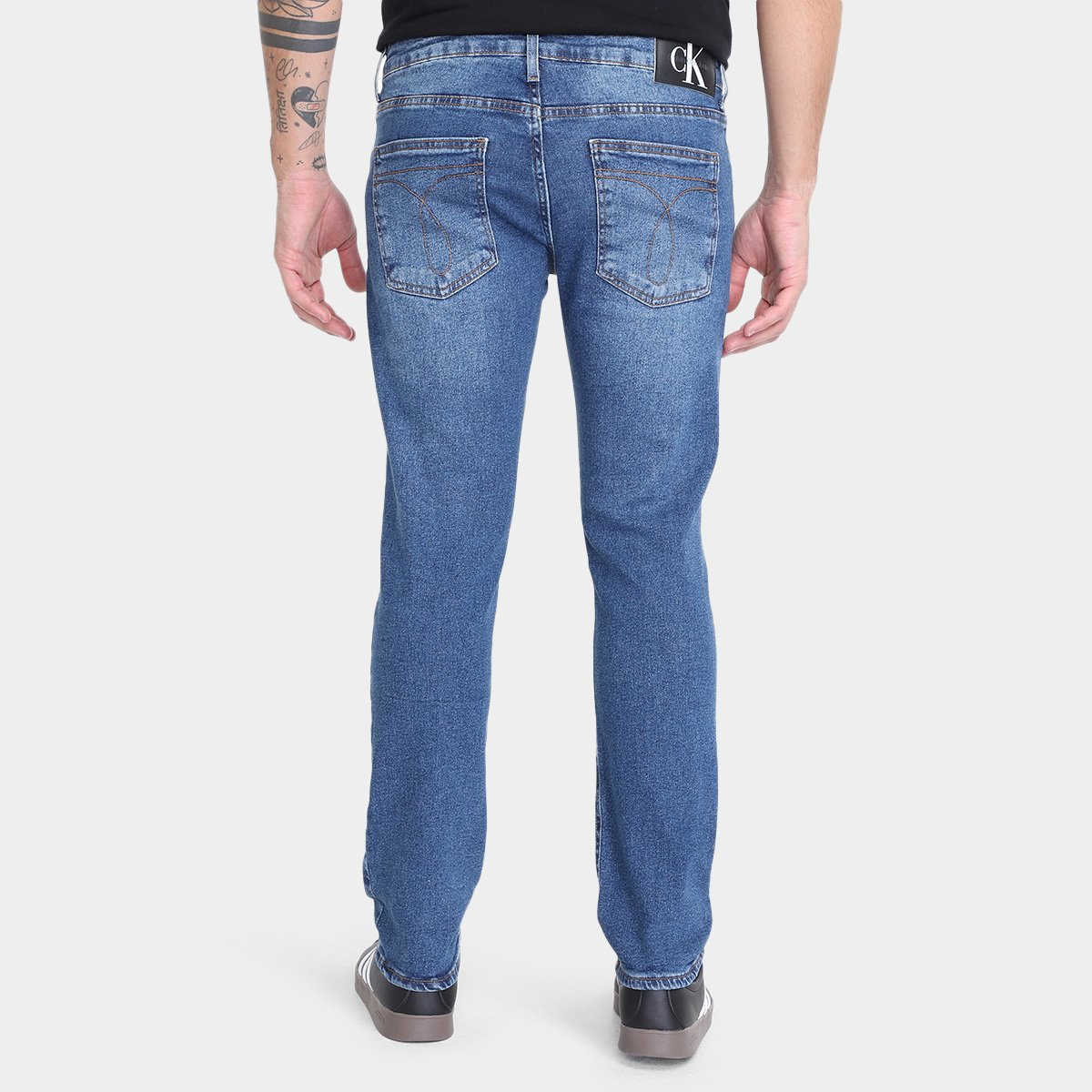 Calça Jeans Skinny Calvin Klein 5 Pockets Masculina - Tam: 40 - 1