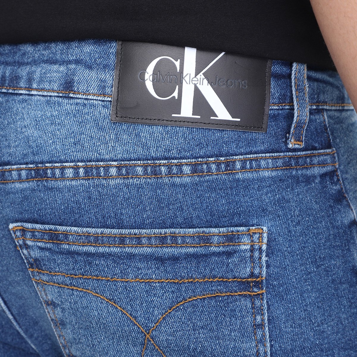 Calça Jeans Skinny Calvin Klein 5 Pockets Masculina - Tam: 40 - 2
