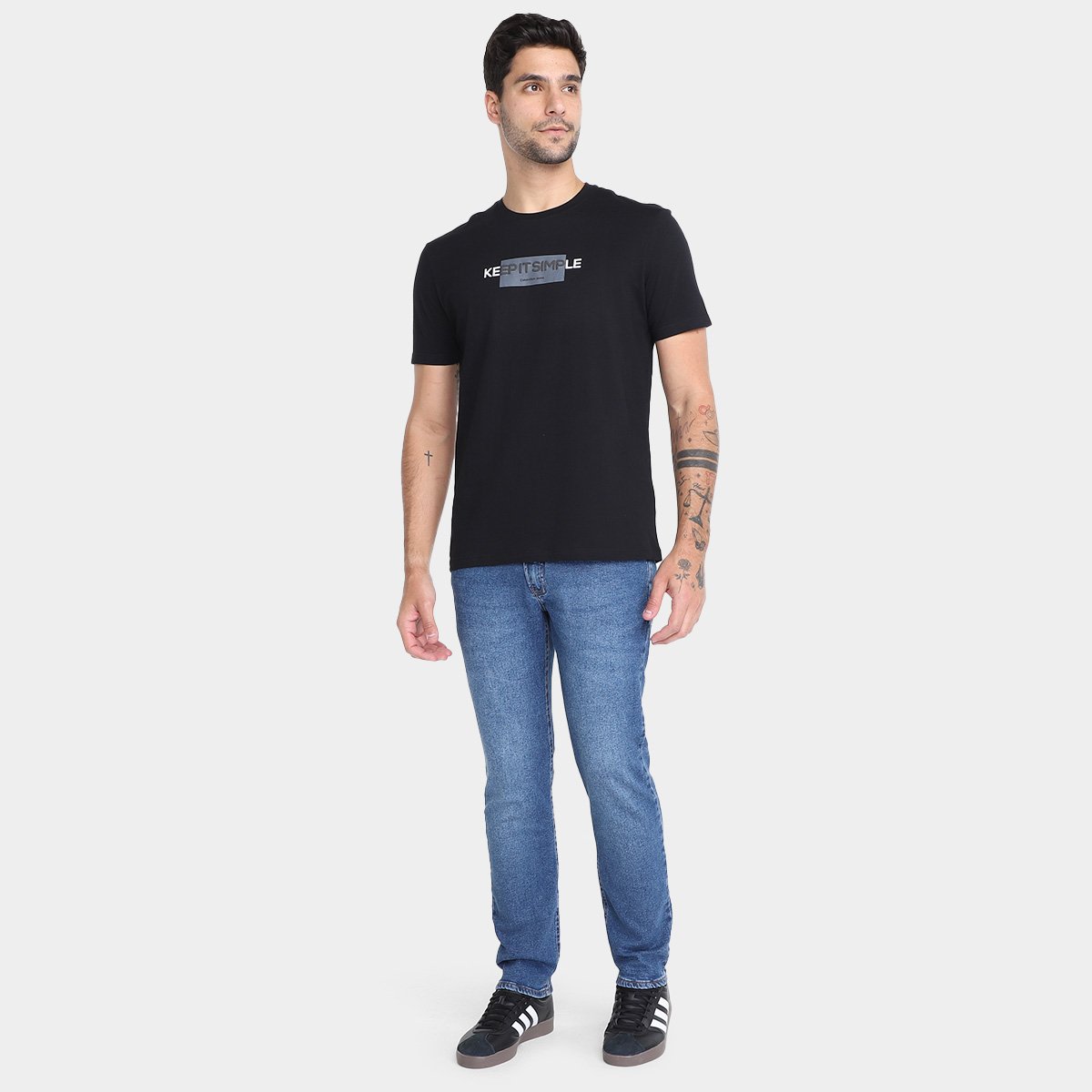 Calça Jeans Skinny Calvin Klein 5 Pockets Masculina - Tam: 40 - 3