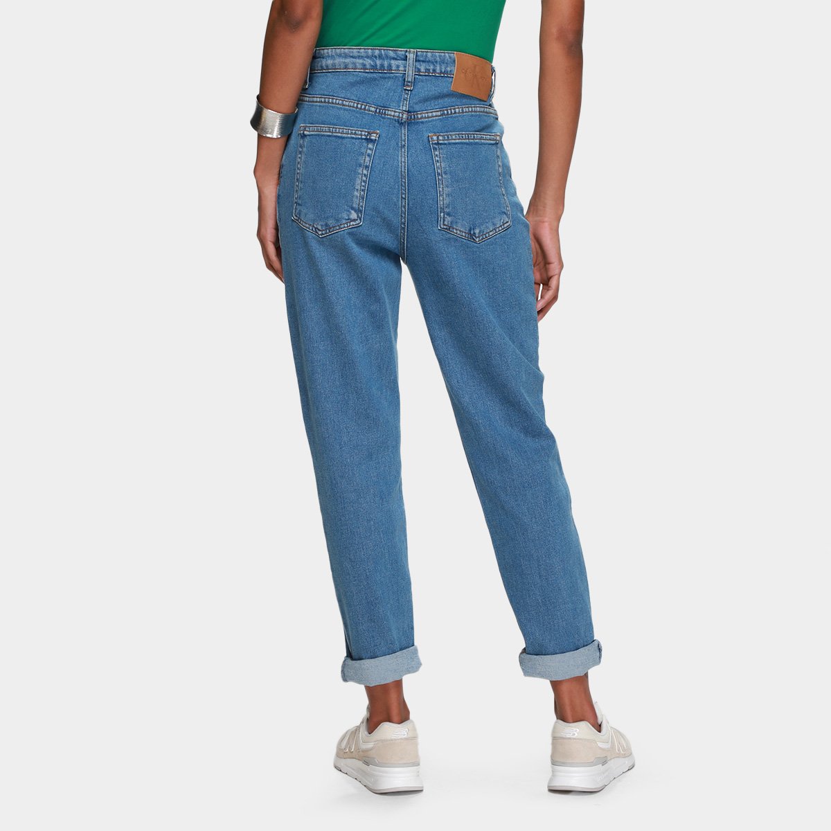 Calça Jeans Calvin Klein Mom Feminina - Tam: 46 - 1